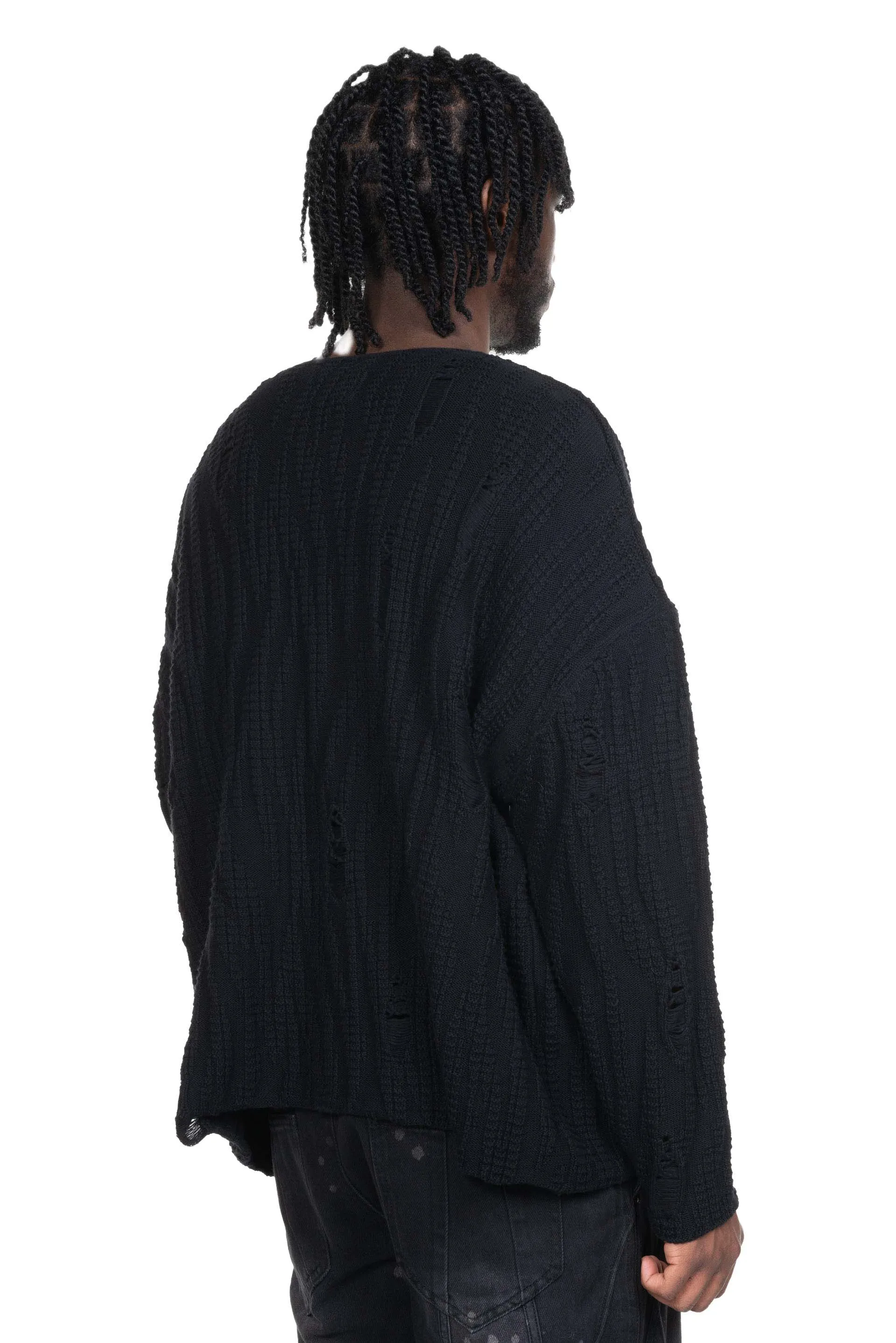 2 Way Cardigan Black