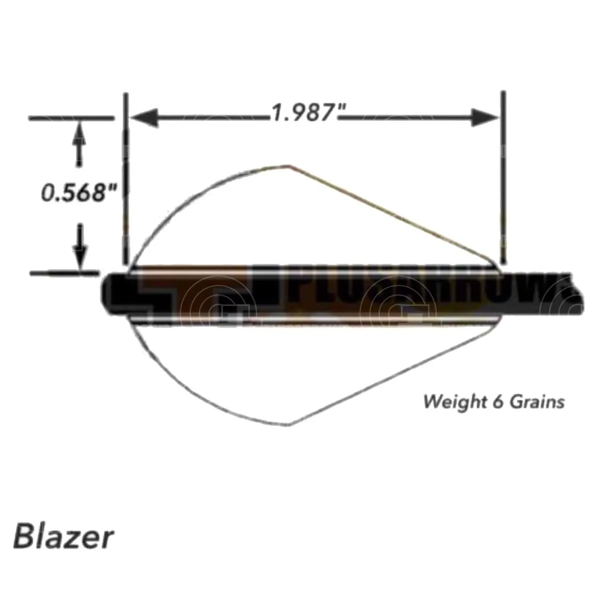 Bohning Blazer 2" Tiger Vanes (24 Pack)