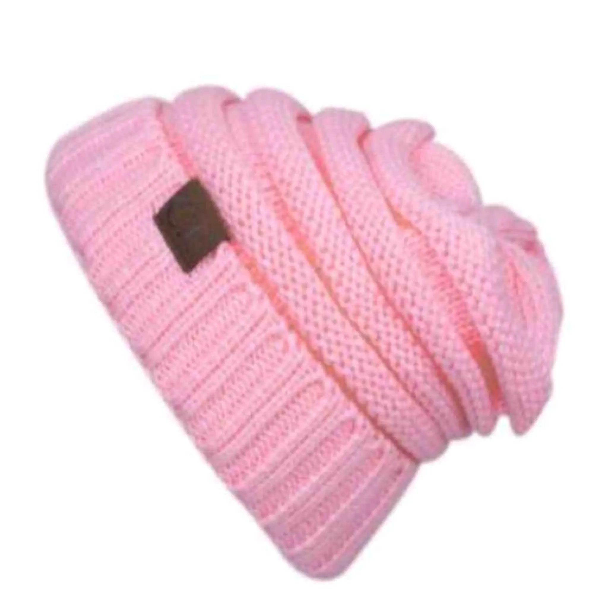 CC Beanie Knitted Wool Cap Slouchy Hat