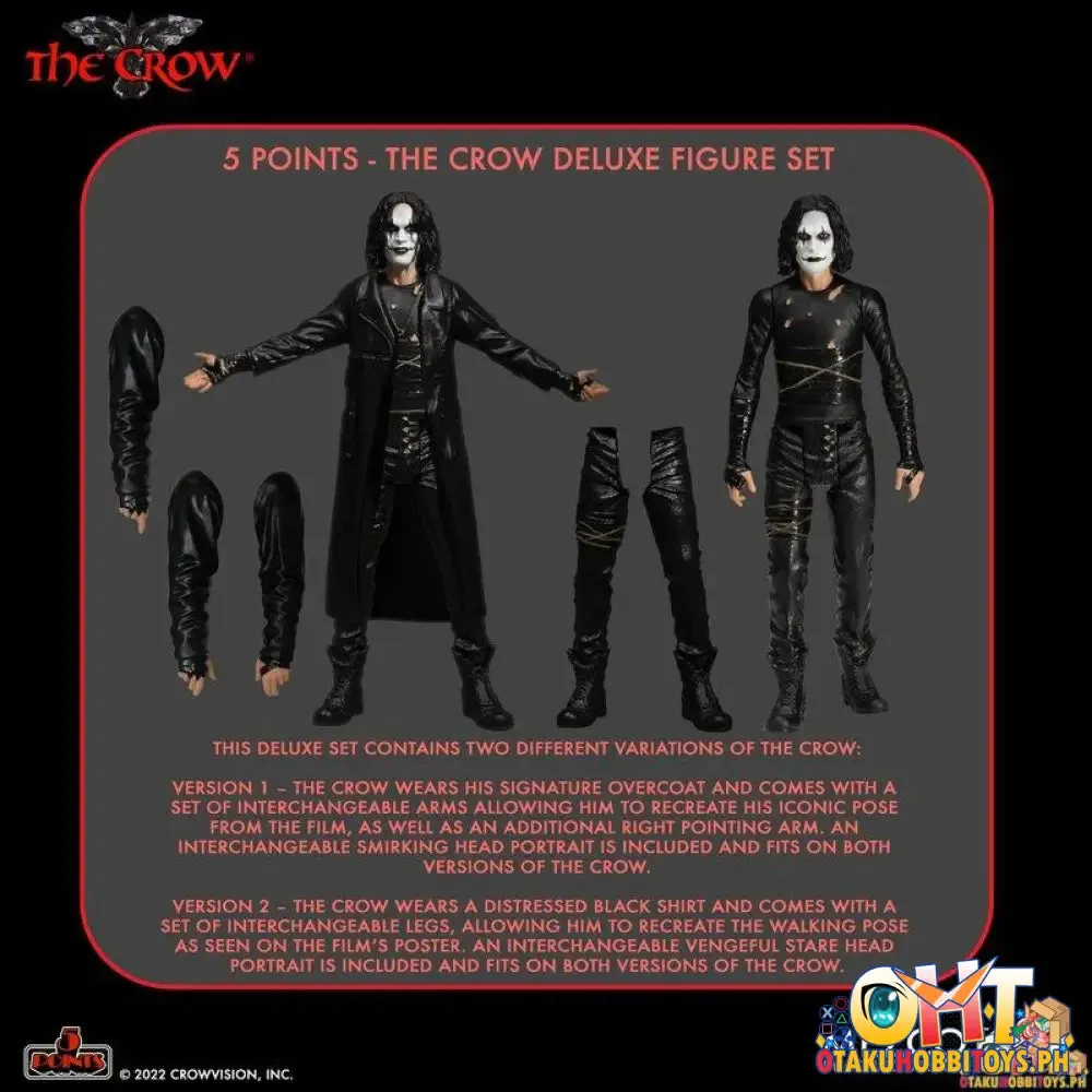 Mezco 5 POINTS The Crow Deluxe Figure Set