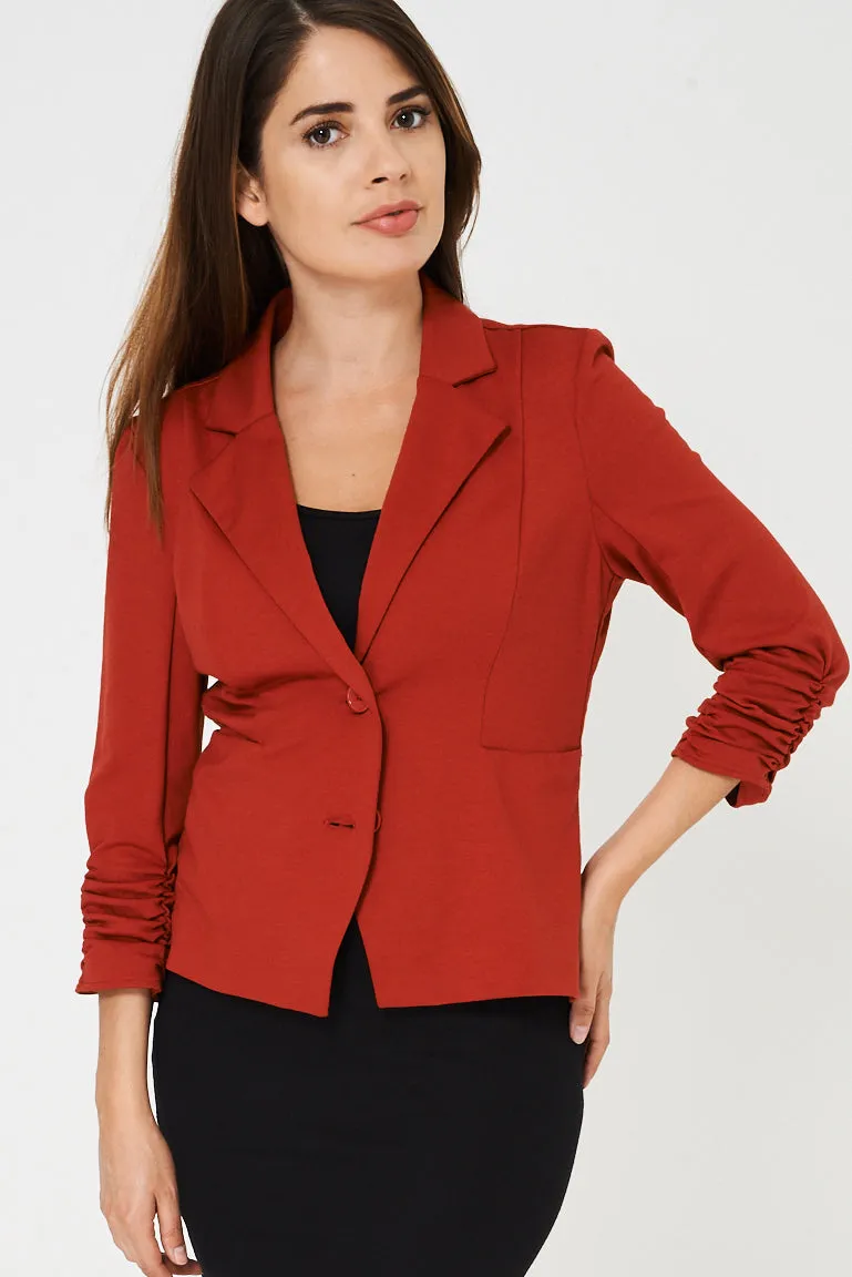 Orange Tailored Blazer Ex Brand
