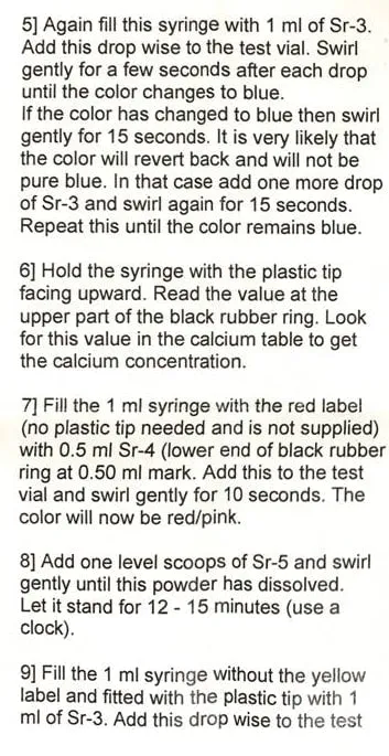 SALIFERT Strontium Profi Test kit for saltwater (Sr)